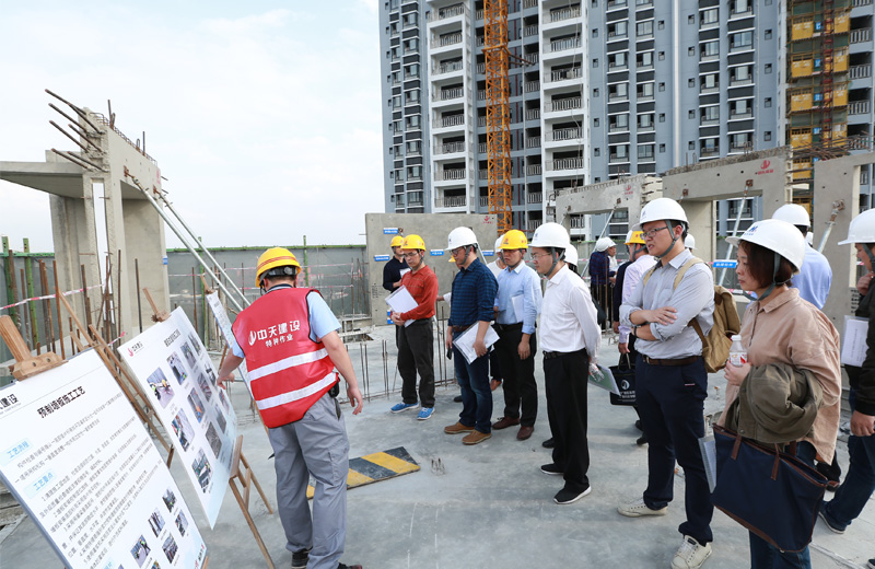 2018年12月6日，广西区首个住宅装配式建筑观摩会在中天八建南宁兴宁·大唐果项目顺利召开。